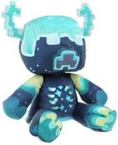 Pliušinis žaislas HappyJoe Minecraft Warden, mėlyna sp., 25 cm