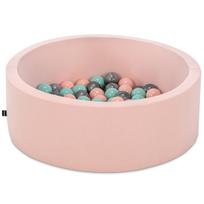 Baseinas su kamuoliukais Kalune Design Bubble Pops, ⌀ 7 cm, mėtinė (mint) sp. pilka sp.