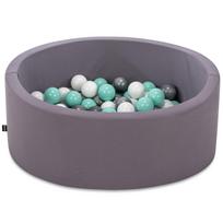 Baseinas su kamuoliukais Kalune Design Bubble Pops, ⌀ 7 cm, balta sp. mėtinė (mint) sp.