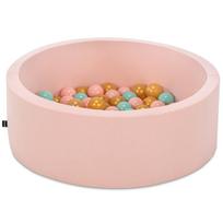 Baseinas su kamuoliukais Kalune Design Bubble Pops, ⌀ 7 cm, aukso sp. mėtinė (mint) sp.