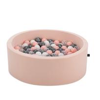 Baseinas su kamuoliukais Kalune Design Bubble Pops, ⌀ 85 cm, 200 vnt, skaidri sp./balta sp.