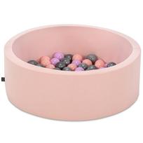 Baseinas su kamuoliukais Kalune Design Bubble Pops, ⌀ 7 cm, rožinė sp./pilka sp.