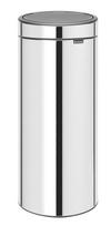 Šiukšliadėžė Brabantia Touch Brilliant Steel 115325, sidabro sp., 30 l, 72 cm x 29.5 cm