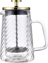 Kavinukas French Press Klausberg KB 7765, 0.35 l, skaidri sp./aukso sp./juoda sp.