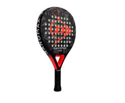 Padelio raketė Dunlop NANOMAX PRO, juoda sp./raudona sp.