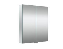 Pakabinama vonios spintelė su veidrodžiu RB Bathroom Cosmos, pilka sp., 13 cm x 60.8 cm x 70 cm