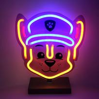 Dekoracija "Šuo"/"Paw Patrol" Forever Light Chase OW-120346 su LED apšvietimu, 25 cm, mėlyna sp./geltona sp.