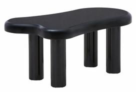 Kavos staliukas Homla Alto, juoda sp., 100 cm x 60 cm x 45 cm