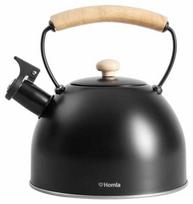 Arbatinukas su švilpuku Homla B2 Virgen Essentials 732539, 2.5 l, juoda sp.