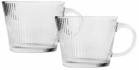 Dvigubo stiklo puodelių rinkinys Homla Glassic 718182, skaidri sp., 0.42 l