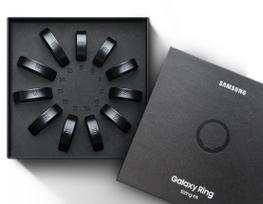 Išmanusis žiedas, sizing kit Samsung Galaxy Ring, juoda sp.