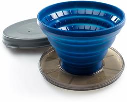 Priedas, kavos filtras GSI Outdoors Collapsible Java Drip, 14 cm, mėlyna sp./pilka sp.