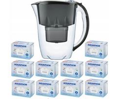 Vandens filtras Aquaphor Amethyst Maxfor B25, 2.8 l, juoda sp., 10 vnt.