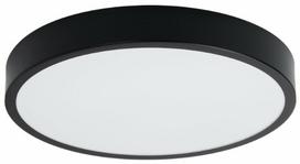 Šviestuvas lubų Sollux Onyx, LED, 3000 °K, 1 x 32 W, juoda sp., 6 x 50 cm