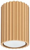 Šviestuvas lubų Sollux Karbon 10, GU10, 1 x 10 W, aukso sp.