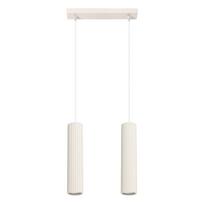 Šviestuvas lubų Sollux Karbon, GU10, 2 x 10 W, smėlio sp., 6.5 x 30 cm