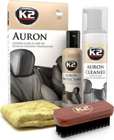 Automobilis odinių paviršių valiklis, rinkinys K2 Auron, 0.350 l, 4 vnt.