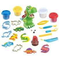Modelino rinkinys su įrankiais PlayGo Dentist Dino, įvairių spalvų