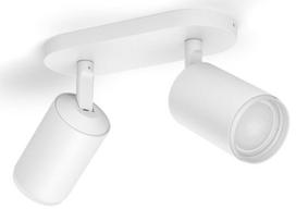 Išmanusis šviestuvas nukreipiamasis Philips Hue Fugato, GU10, 2000 - 6500 °K, 2 x 5.7 W, balta sp.