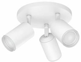 Išmanusis šviestuvas nukreipiamasis Philips Hue Fugato, GU10, 2000 - 6500 °K, 3 x 5.7 W, balta sp.