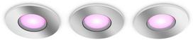 Išmanusis šviestuvas įleidžiamas Philips Hue Xamento, GU10, 2000 - 6500 °K, 3 x 5.7 W, chromo sp.