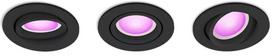 Išmanusis šviestuvas įleidžiamas Philips Hue Centura, GU10, 2000 - 6500 °K, 3 x 5.7 W, juoda sp.
