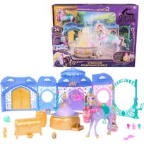Žaislinė figūrėlė, su priedais Spin Master Unicorn Academy Starglow Fountain & Stable, įvairių spalvų