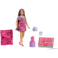 Lėlė su priedais Mattel Barbie Party Unboxed Glam, 29 cm, įvairių spalvų
