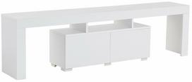 TV staliukas Nordure Enclave, balta sp., 31.3 cm x 180 cm x 50 cm