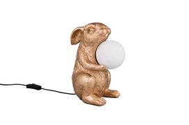 Stalinis šviestuvas Reality Rabbit R56511079, G9, 5W, balta sp./aukso sp.