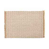 Stalo padėkliukas Domoletti Fringes KSKHLG-0151, 45 cm x 30 cm, Rusva sp.