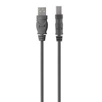 Kabelis Belkin, USB Type A/USB Type B, pilka sp.