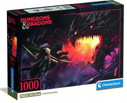 Dėlionė Clementoni Dungeons And Dragons 39960, 50 cm x 70 cm, 1000 vnt., įvairių spalvų