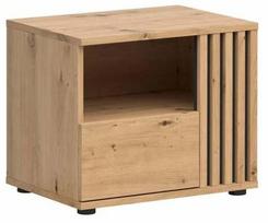 Naktinis staliukas Vabres KOM1S/P, ruda sp./juoda sp., 46.5 cm x 40 cm x 55 cm