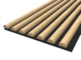 Akustinė dailylentė Domoletti, 270 cm x 30.5 cm x 2.1 cm