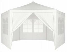 Sodo pavėsinė su langais ir durimis MultiGarden PAW-2X2X2-W-W, 2 x 2 x 2 m, balta sp.