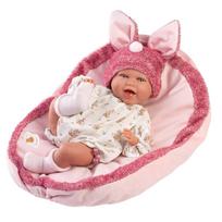 Lėlė - kūdikis su priedais Llorens Mimi 74134, 42 cm, rožinė sp.
