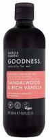 Kūno prausimosi želė vyrams Baylis & Harding Goodness Sandalwood & Rich Vanilla, 500 ml