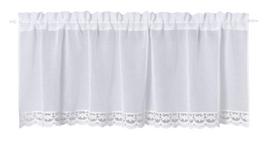 Dieninė užuolaida Domoletti ZOLA, balta sp., 150 cm x 45 cm