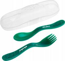 Stalo įrankių vaikams rinkinys Akuku, 1 m., plastikas, žalia sp.