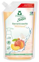 Skystas muilas Frosch Sense Sensitiv, Pfirsichblüte, persikas, 500 ml