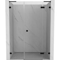Dušo durys Mexen Lunar L, 130 cm x 200 cm, skaidri sp./juoda sp./grūdintas