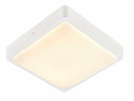 Lubinis lauko šviestuvas SLV Ainos Square, 18W, LED, IP65, balta sp., 30 cm x 6.5 cm