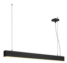 Šviestuvas lubų SLV Glenos 1001400, LED, 3000 °K, 1 x 43 W, juoda sp.