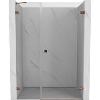 Dušo durys Mexen Lunar-B Right, 135 cm x 200 cm, rausvojo aukso sp./grūdintas
