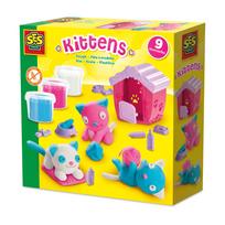 Modelino rinkinys su įrankiais SES Creative Kittens