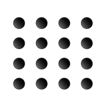 Kompiuterio pelės kojelės Pulsar UHMW-PE Dots Skate, 16 vnt.