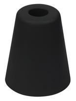 Durų atrama Haushalt HAH15430, 8 cm, Ø 7 cm, guma, juoda sp.