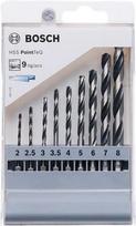 Metalo grąžtų rinkinys Bosch PointTeQ, metalas, sraigtinis, hex, 2 mm x 11.7 cm