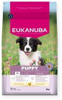 Sausas šunų maistas Eukanuba Puppy Medium Chicken, vištiena/kalakutiena, 3 kg